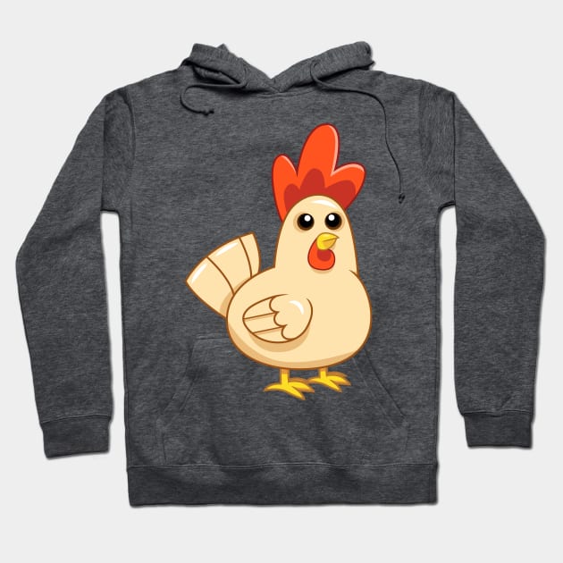 Chicken Hoodie by CloudyGlow